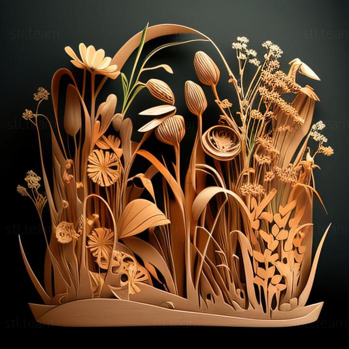 3D model st meadow (STL)
